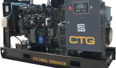 Дизельный генератор 120 квт CTG AD-165RE открытый (на раме) - новый