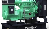 Дизельный генератор 88 квт PowerLink GMS110PX открытый (на раме) с АВР - новый
