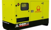 Дизельный генератор 13,5 квт Pramac GSW-22-P в кожухе с АВР - новый