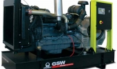 Дизельный генератор 62,4 квт Pramac GSW-80-P открытый (на раме) - новый